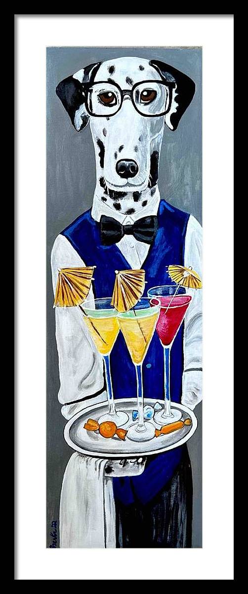 Otto the Bartender - Framed Print