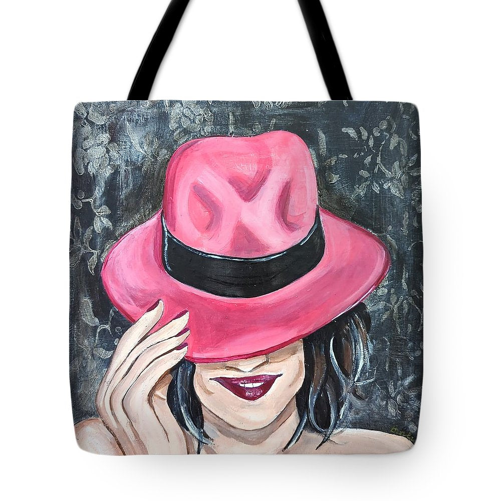 Pink Hat Suzanne. - Tote Bag