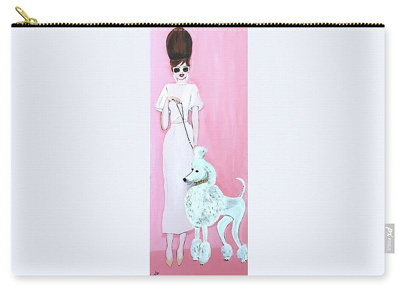 Pretty Poodle Dog - Zip Pouch