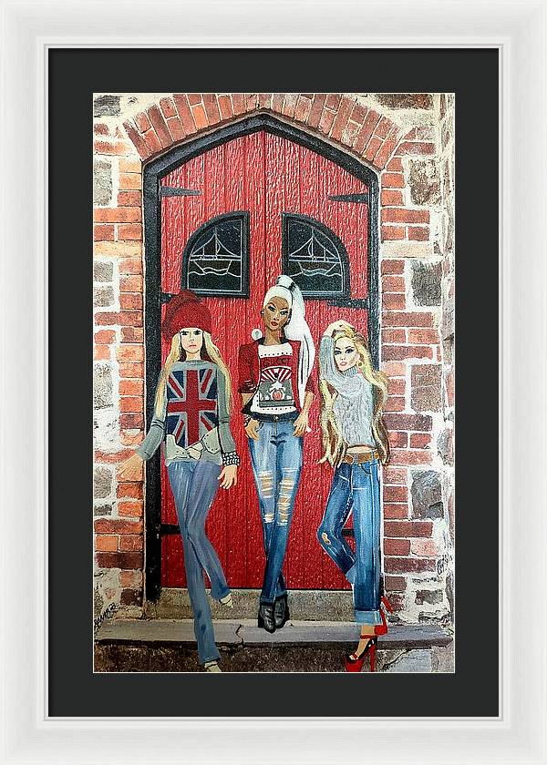 Photoshoot Girls - Framed Print