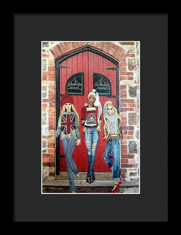 Photoshoot Girls - Framed Print