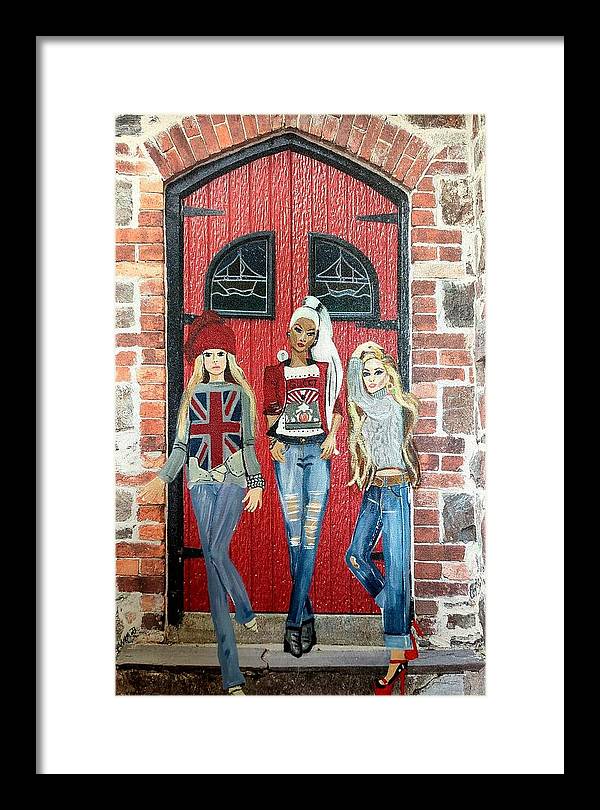 Photoshoot Girls - Framed Print