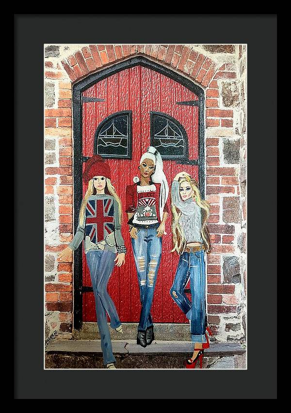 Photoshoot Girls - Framed Print