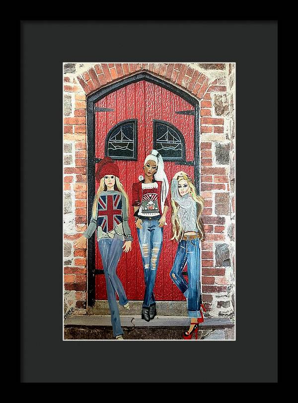 Photoshoot Girls - Framed Print