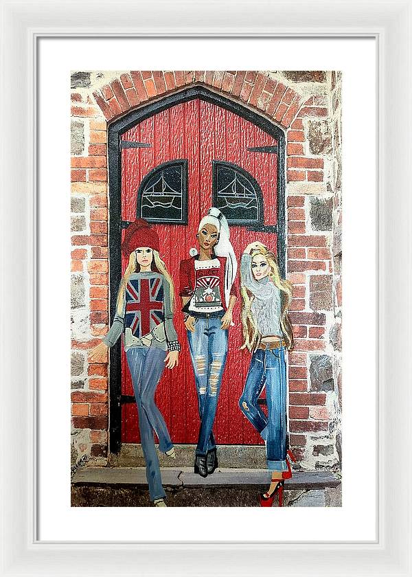 Photoshoot Girls - Framed Print