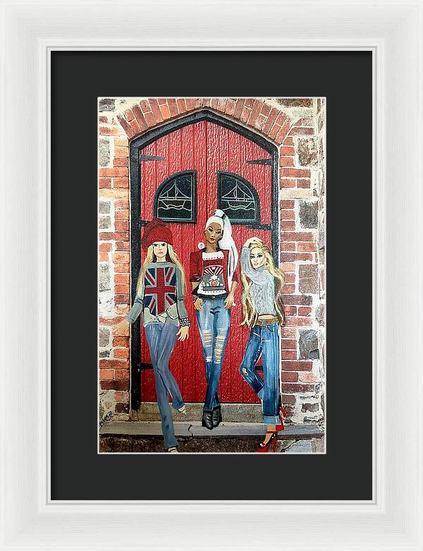 Photoshoot Girls - Framed Print
