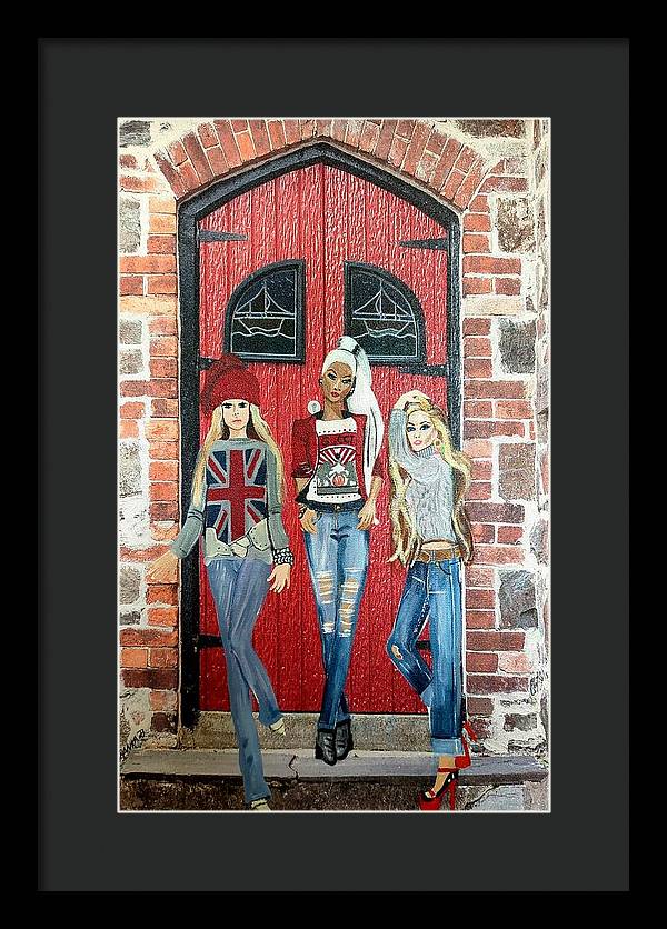 Photoshoot Girls - Framed Print