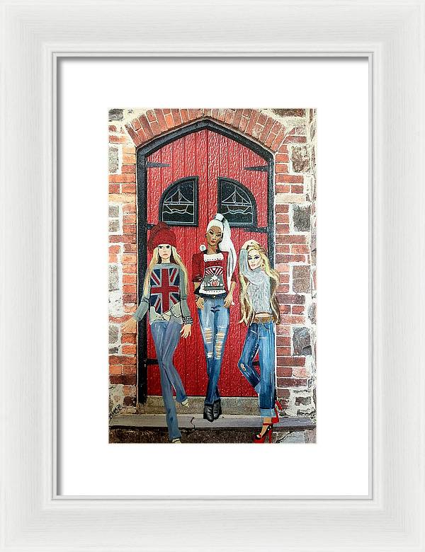 Photoshoot Girls - Framed Print