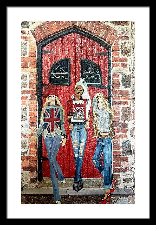 Photoshoot Girls - Framed Print