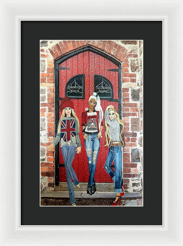 Photoshoot Girls - Framed Print