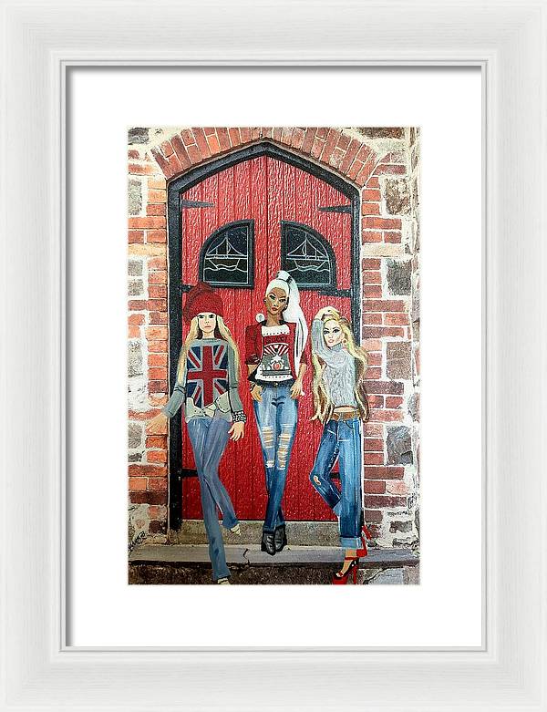 Photoshoot Girls - Framed Print