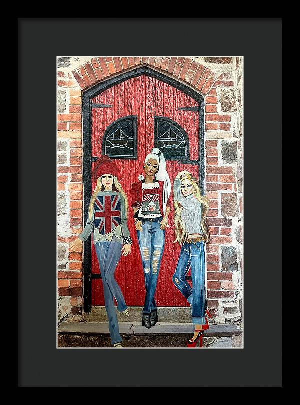 Photoshoot Girls - Framed Print