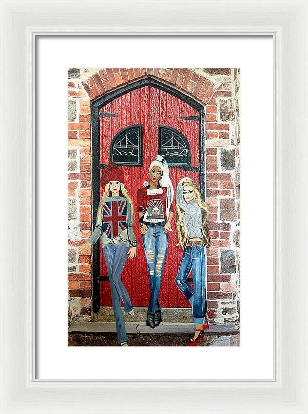 Photoshoot Girls - Framed Print