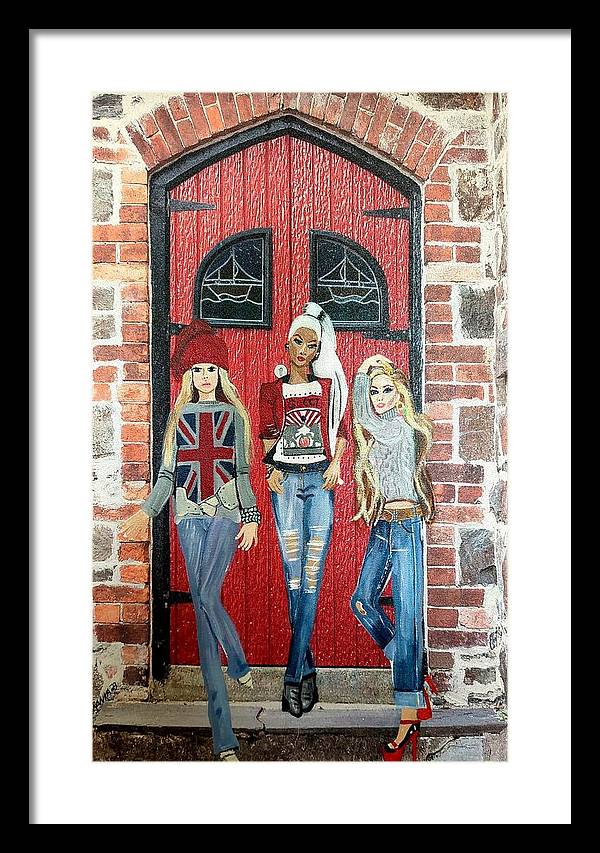 Photoshoot Girls - Framed Print