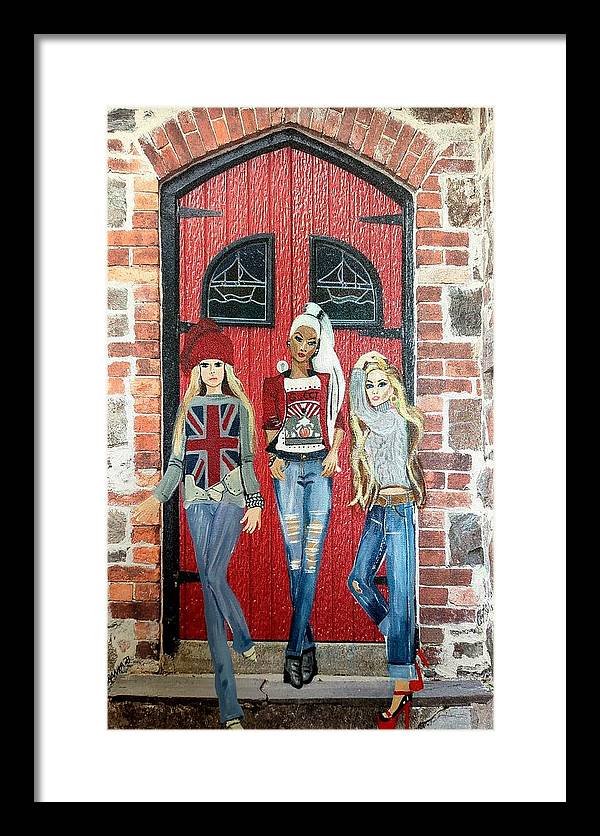 Photoshoot Girls - Framed Print
