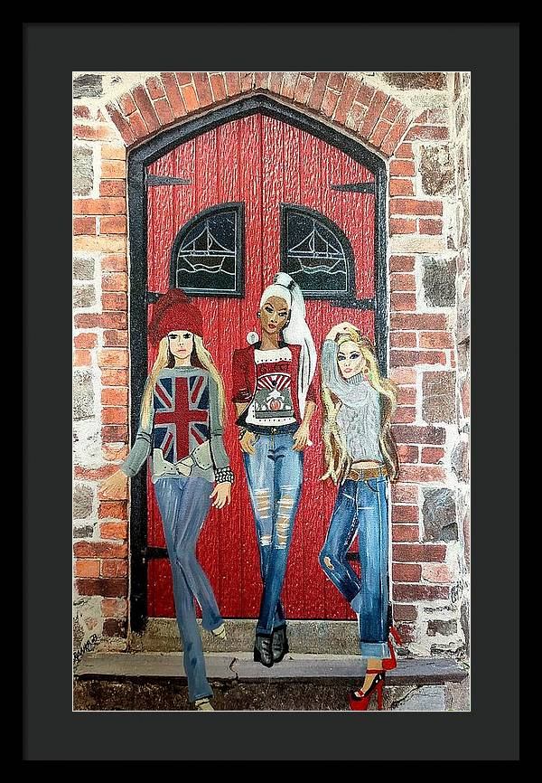 Photoshoot Girls - Framed Print