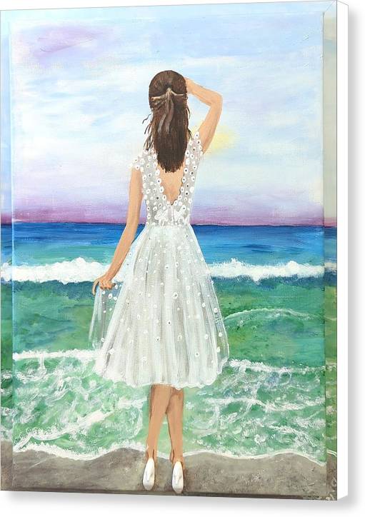 Shoes on the Beach - Canvas Print
