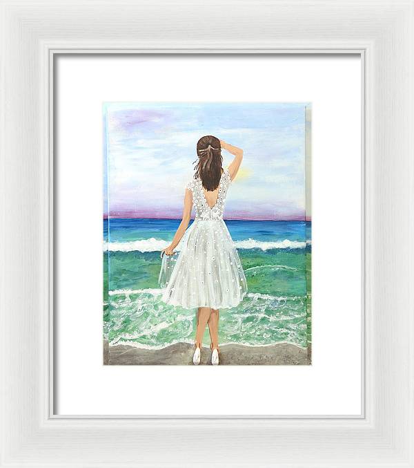 Shoes on the Beach - Framed Print