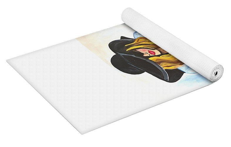 Sitting Jean Girl - Yoga Mat