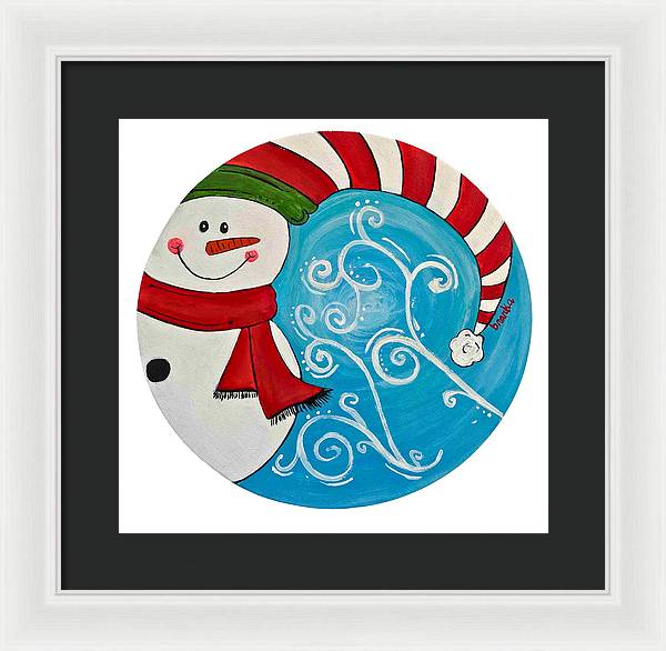 Snowman 2023 - Framed Print