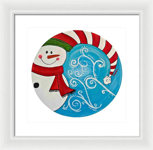 Snowman 2023 - Framed Print