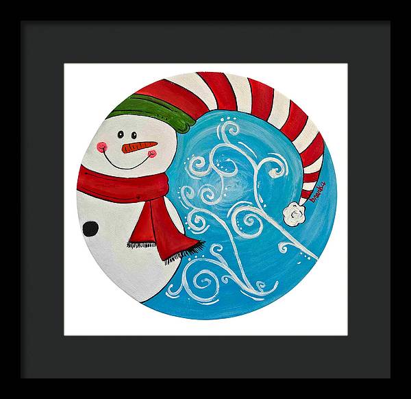 Snowman 2023 - Framed Print