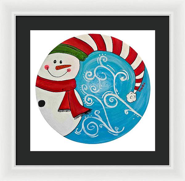 Snowman 2023 - Framed Print