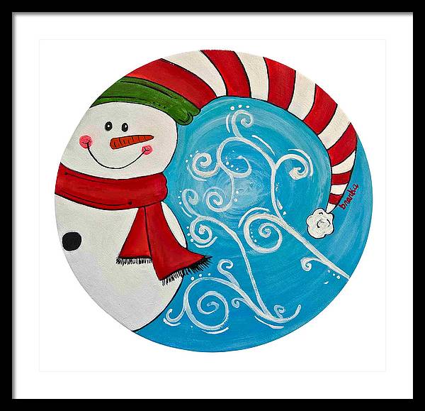Snowman 2023 - Framed Print