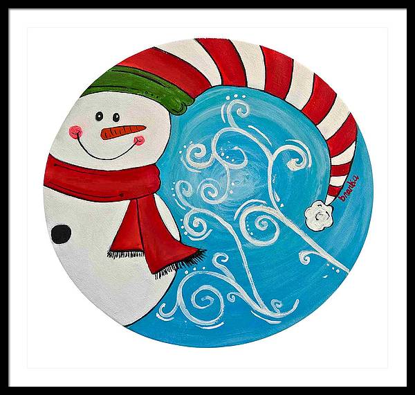 Snowman 2023 - Framed Print