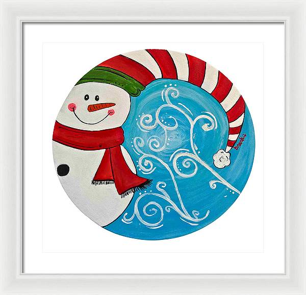 Snowman 2023 - Framed Print