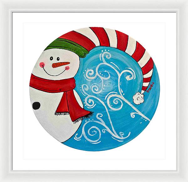 Snowman 2023 - Framed Print