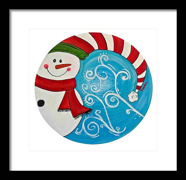 Snowman 2023 - Framed Print