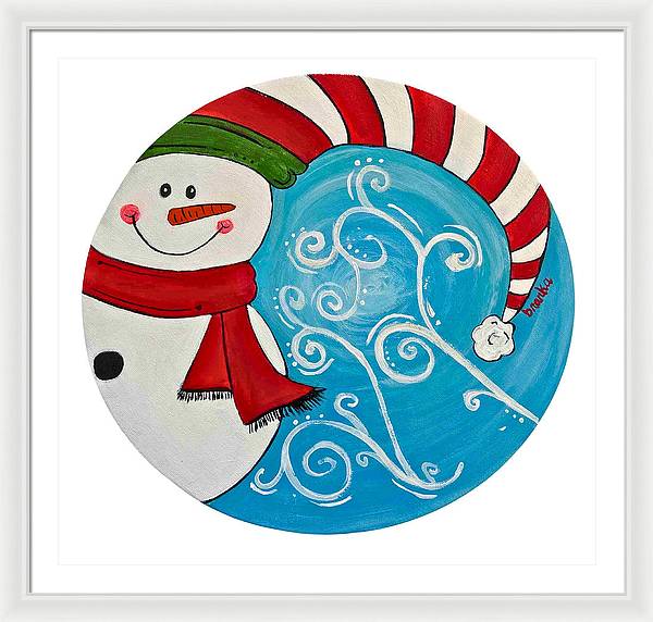 Snowman 2023 - Framed Print