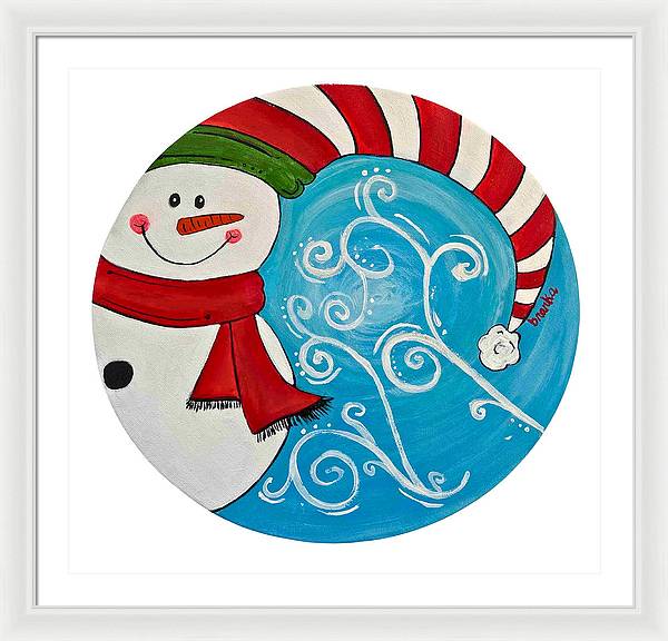 Snowman 2023 - Framed Print