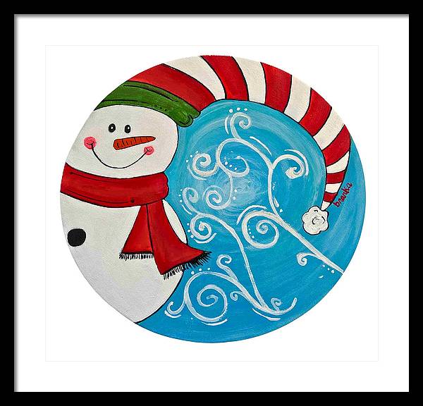 Snowman 2023 - Framed Print