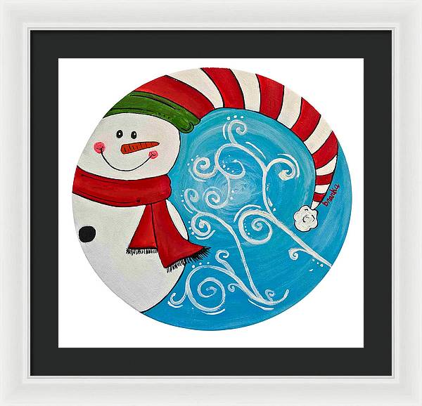 Snowman 2023 - Framed Print