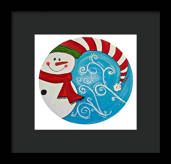 Snowman 2023 - Framed Print