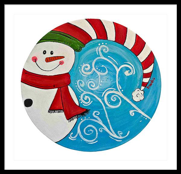 Snowman 2023 - Framed Print