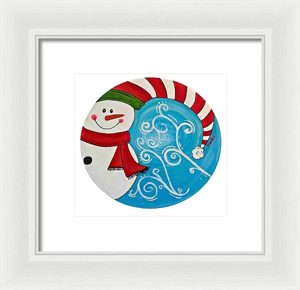 Snowman 2023 - Framed Print
