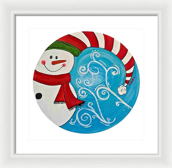 Snowman 2023 - Framed Print