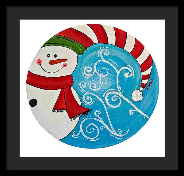 Snowman 2023 - Framed Print