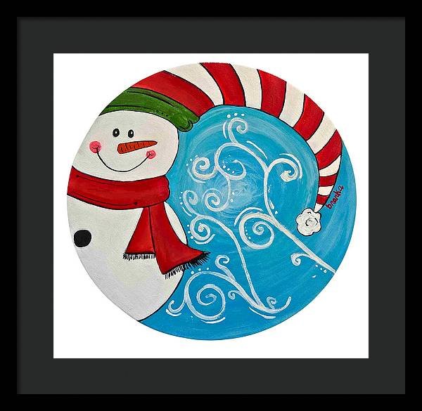 Snowman 2023 - Framed Print
