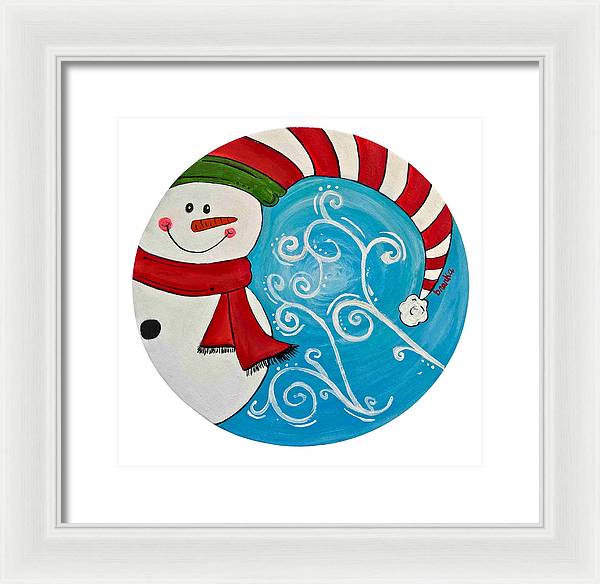 Snowman 2023 - Framed Print