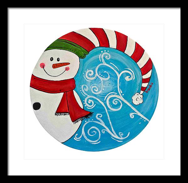 Snowman 2023 - Framed Print