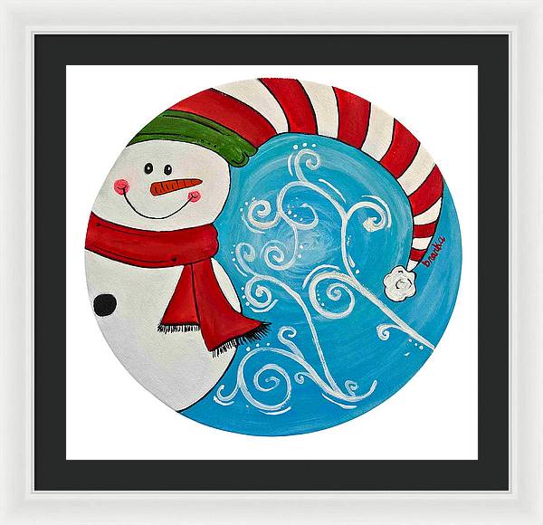 Snowman 2023 - Framed Print