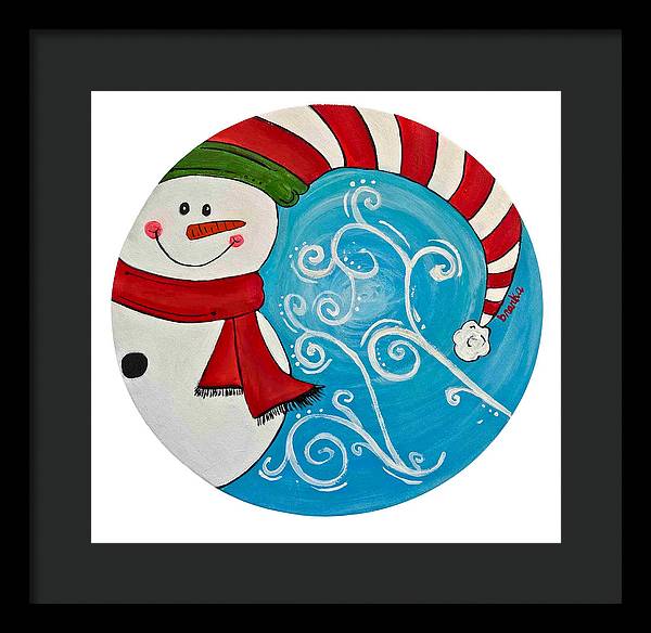Snowman 2023 - Framed Print