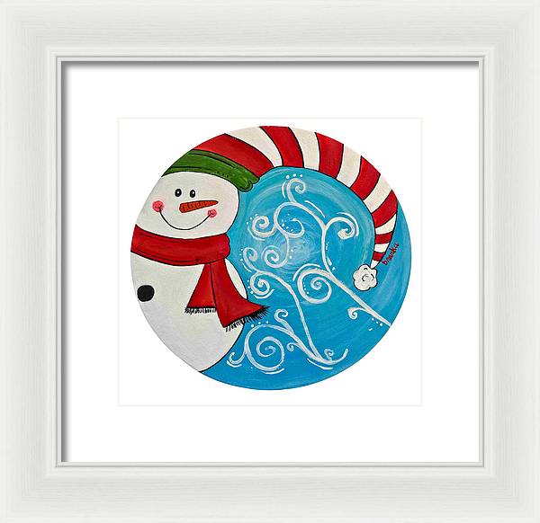 Snowman 2023 - Framed Print