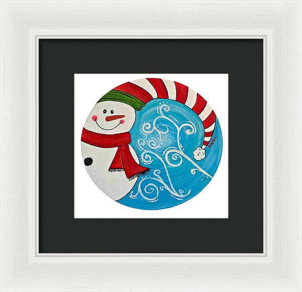Snowman 2023 - Framed Print