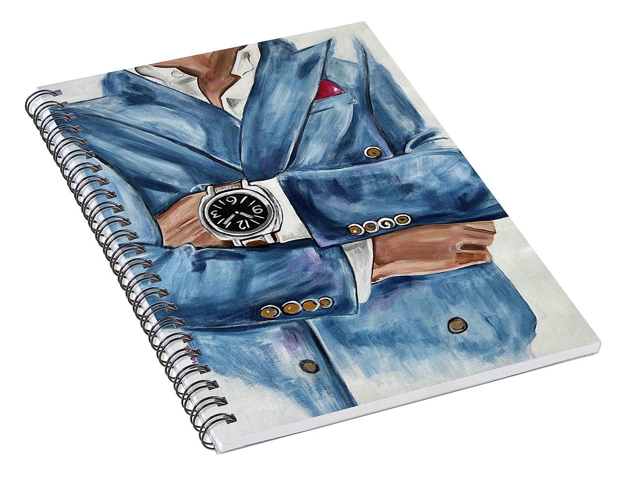 Suit Man - Spiral Notebook