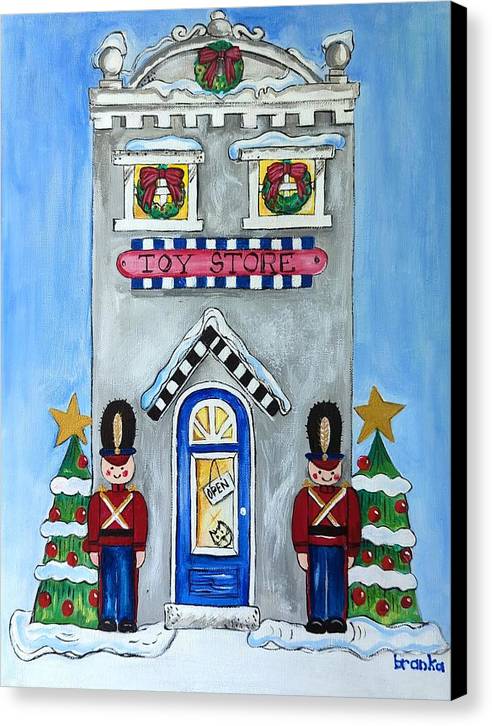 Toy Store Nutcrackers - Canvas Print